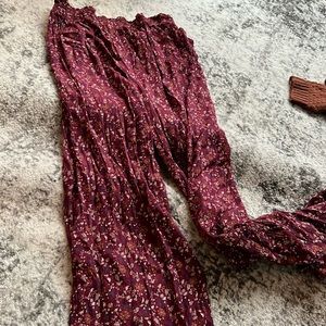 Omens pants from target wide leg, stretchy waist band